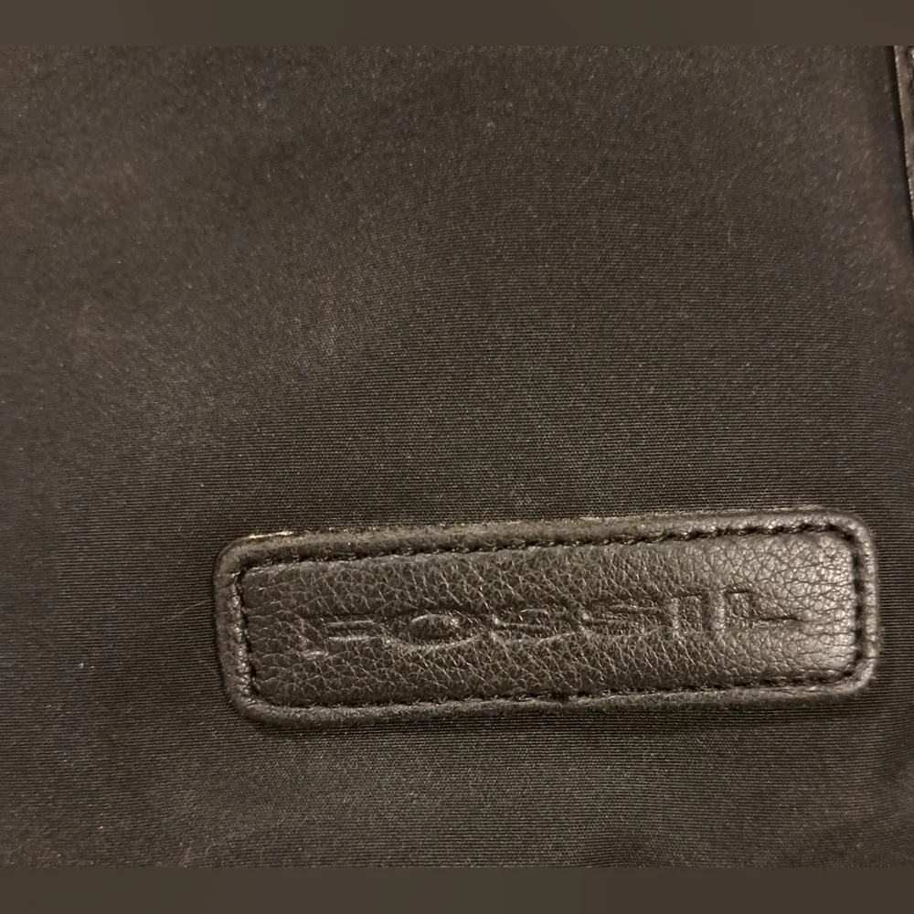 EUC Vintage 90s Fossil Black Business Casual School Padded Unisex Laptop Bag